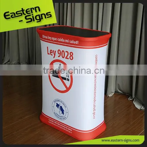 With Header Promotion Plastic Counter Table