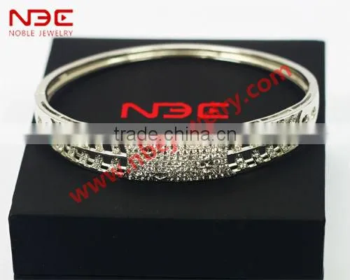 Factory offer hot sale bangle, 2013 new design silver bangle