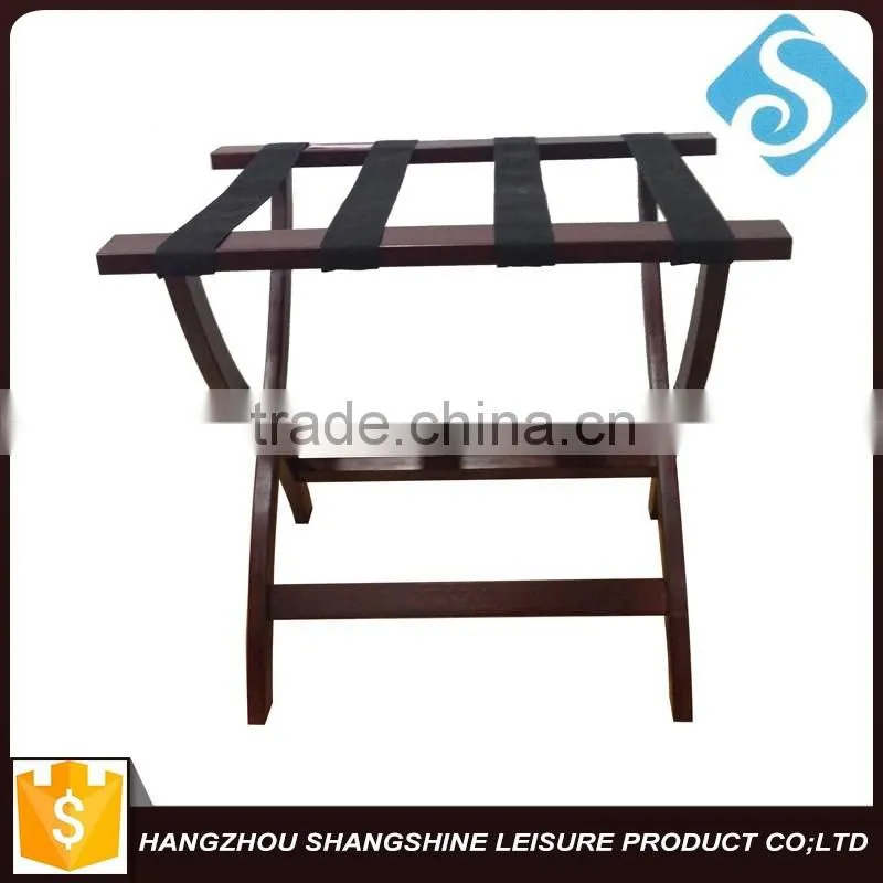 Wooden Luggage rack for hotel bedroom