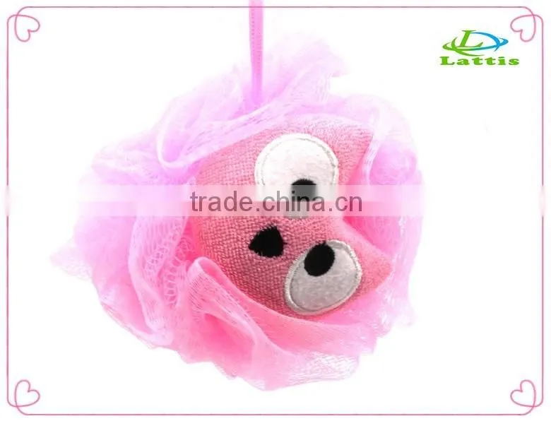 Toy mesh sponge Animal Bath Sponge for Children nylon bath scrubber