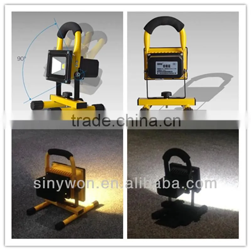 SINYWON 10W Output 8.4VDC 1A Battery Operated Light Led Floodlight