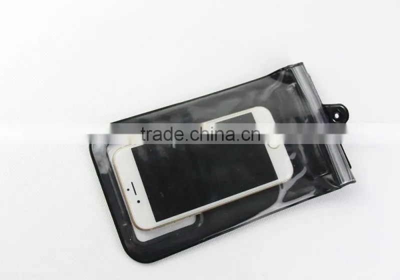 Cheap Phone Waterproof Case PVC Waterproof Bag Waterproof Pouch zip seal