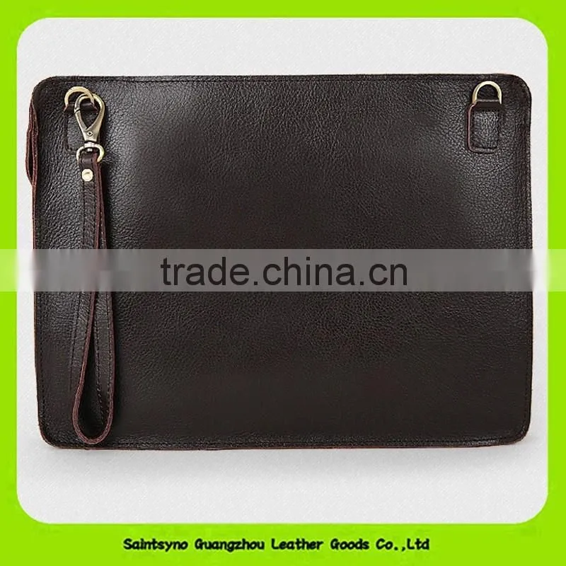 15061 Zipper around clutch leather tablet holder for 10' inch ipad