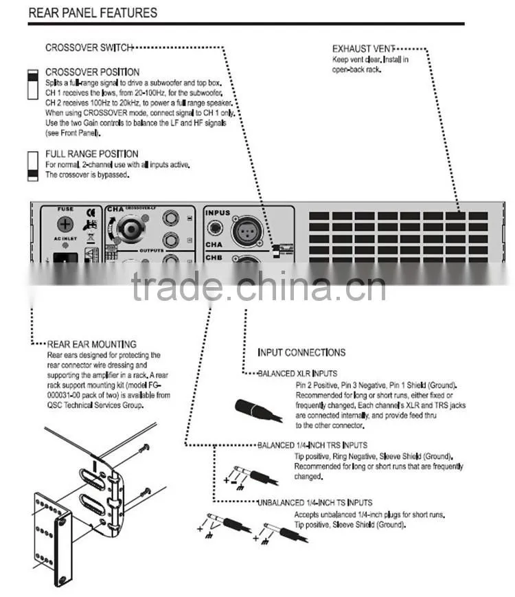 2014 latest stereo audio amplifier car speaker
