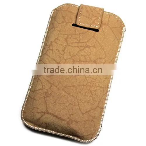 Mobile Phone Leather Pouch For Wiko OZZY