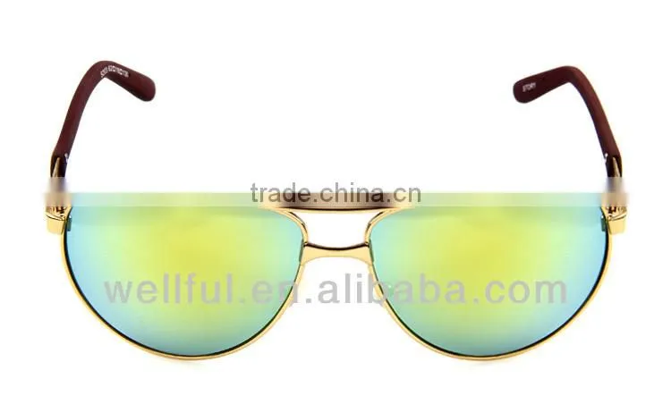 2014 new fashion colorful classic pilot sunglasses