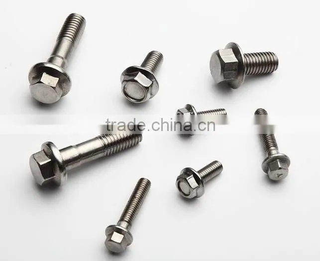 DIN933 Stainless Steel Hex Flange Bolt M10