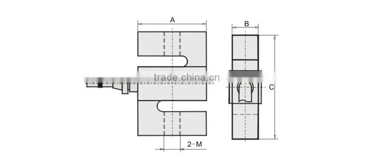 GSL301 S type load cell sensor 1000kg