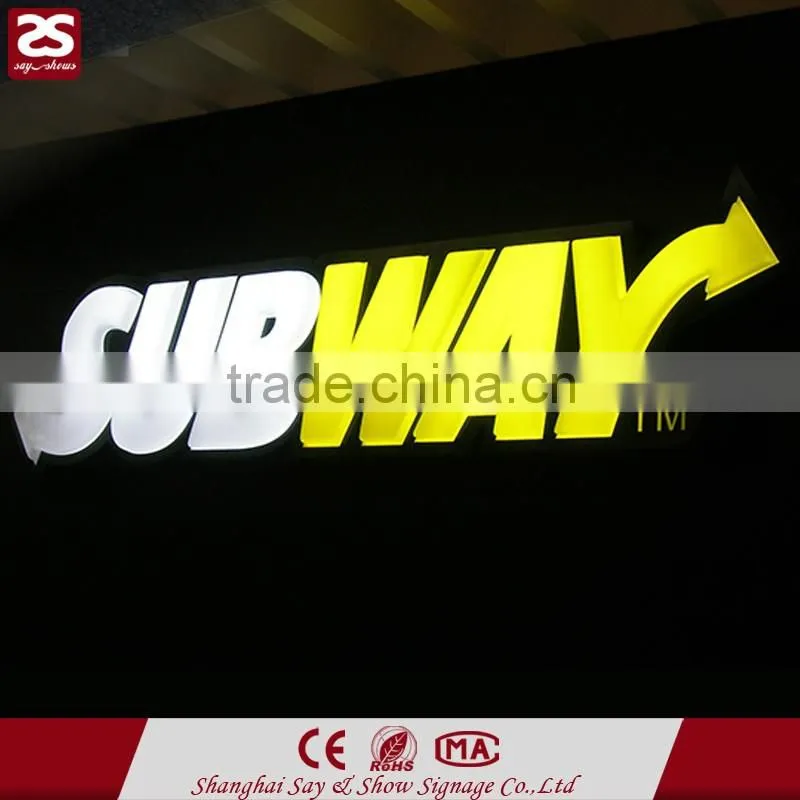 Customized waterproof LED luminous letter sign alphabet letter sign characters sign