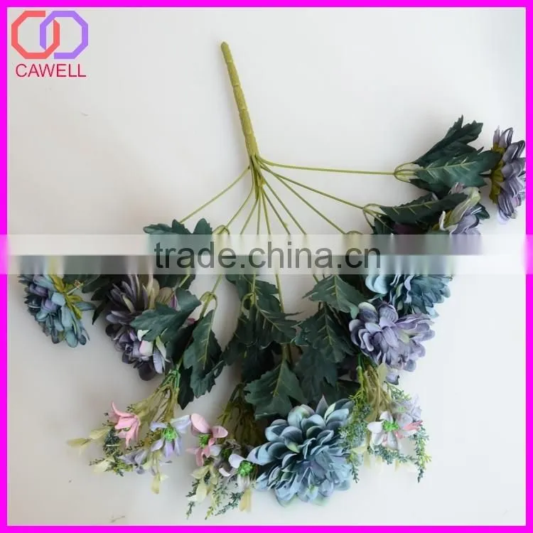 10 heads bush marigold flower wholesale artificial flowers