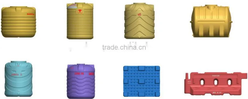5000Litrer Plastic Road Barrier Blow Molding Machine