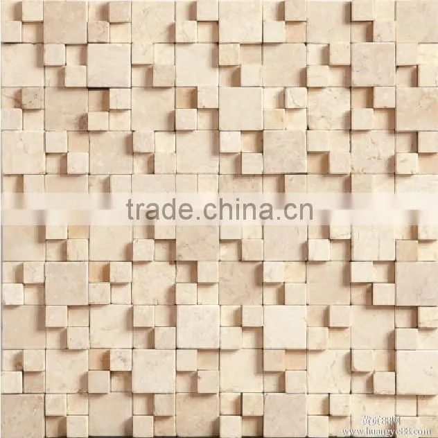 New pattern cube 3d mosaic tile