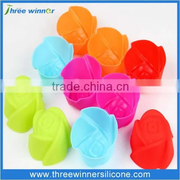 Wholesale cake mould silicone rose cake mold