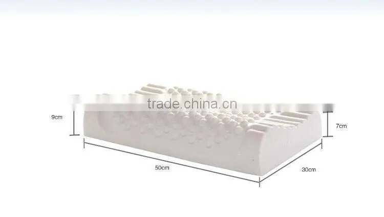 XD-KM004 100% natural latex massage pillow sleep for success 45D with size 60*40*10/12