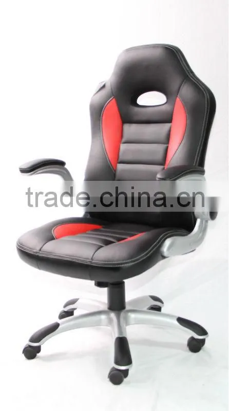 Racing Chair Modern Design Swivel Leather And Mesh Bucket Seat Chair HC-R033