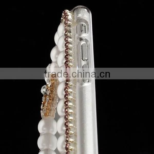Wholesale custom rhinestone phone case for Apple iphone 6