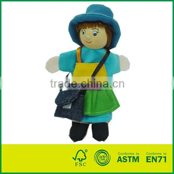 Kids Fabric Toy Wooden Doll