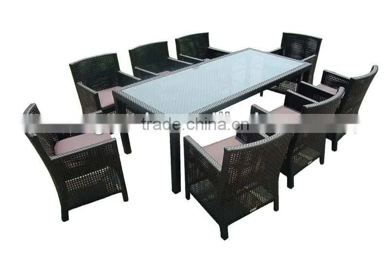 Outdoor Waterproof Garden Rattan Sleeper Sofas Set
