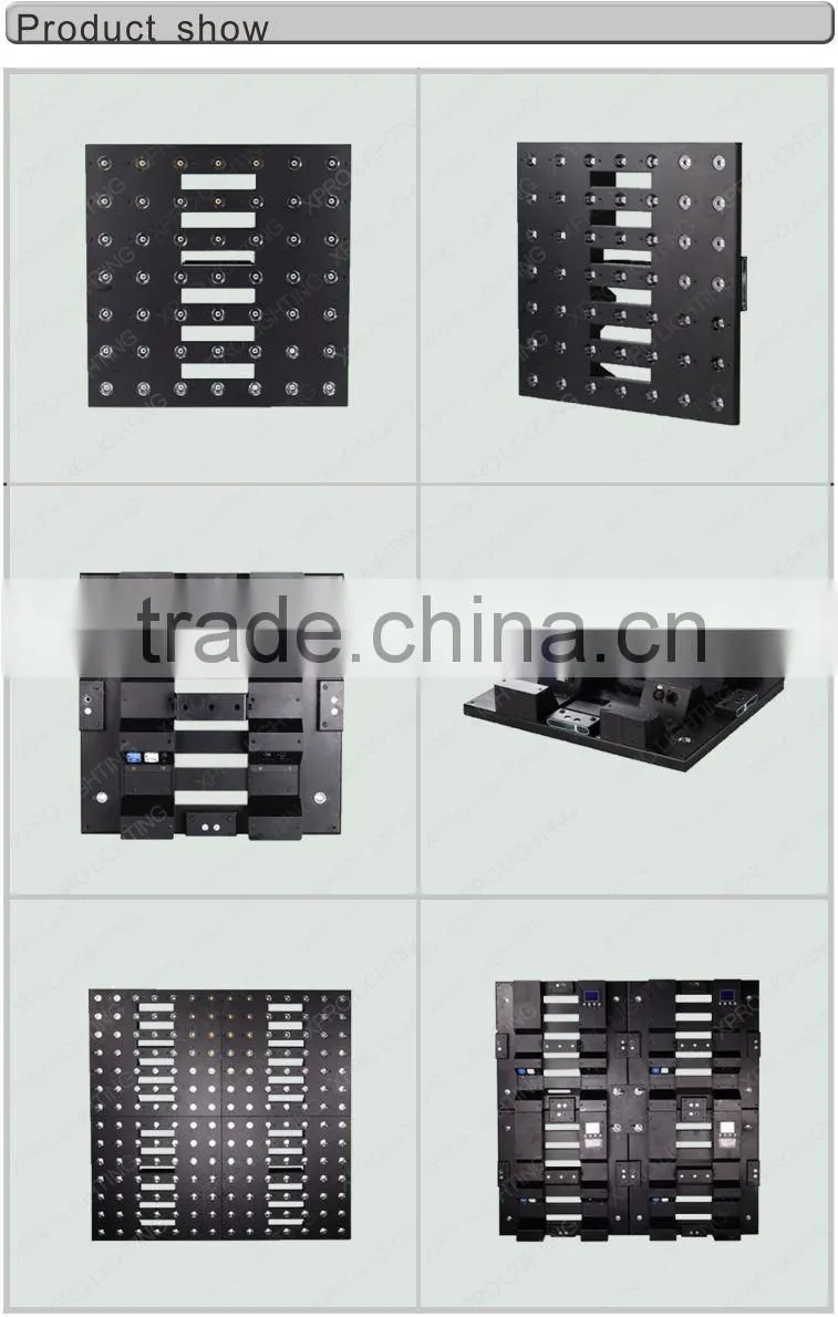 Portable led screen light 7x7 3W warm white led light DMX Stage led matrix blinder light