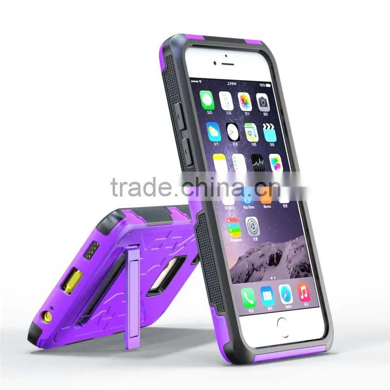 Silicon case with stand for iphone6, for iphone6 cover
