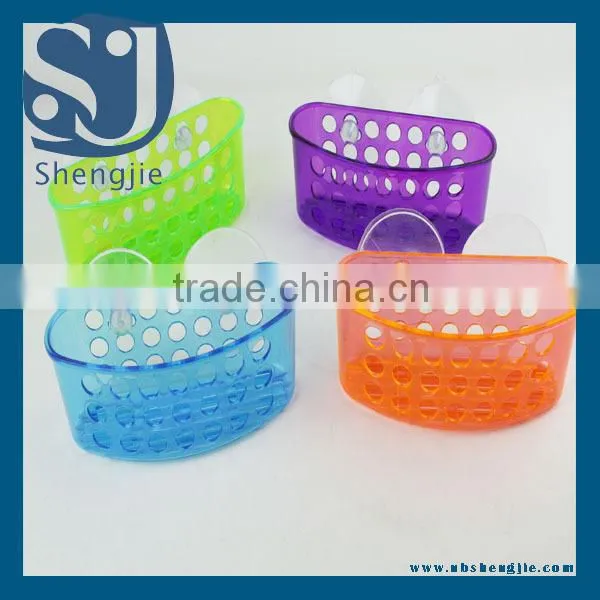Trade Assurance wholesale mesh with handle laundry plastic bathroom basket/plastic bathroom desk storage basket
