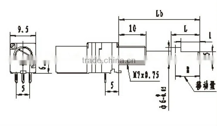 pcb mount potentiometers