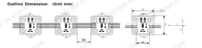 Arduino LED Module SMD5050 RGB LED Pixel WS2801