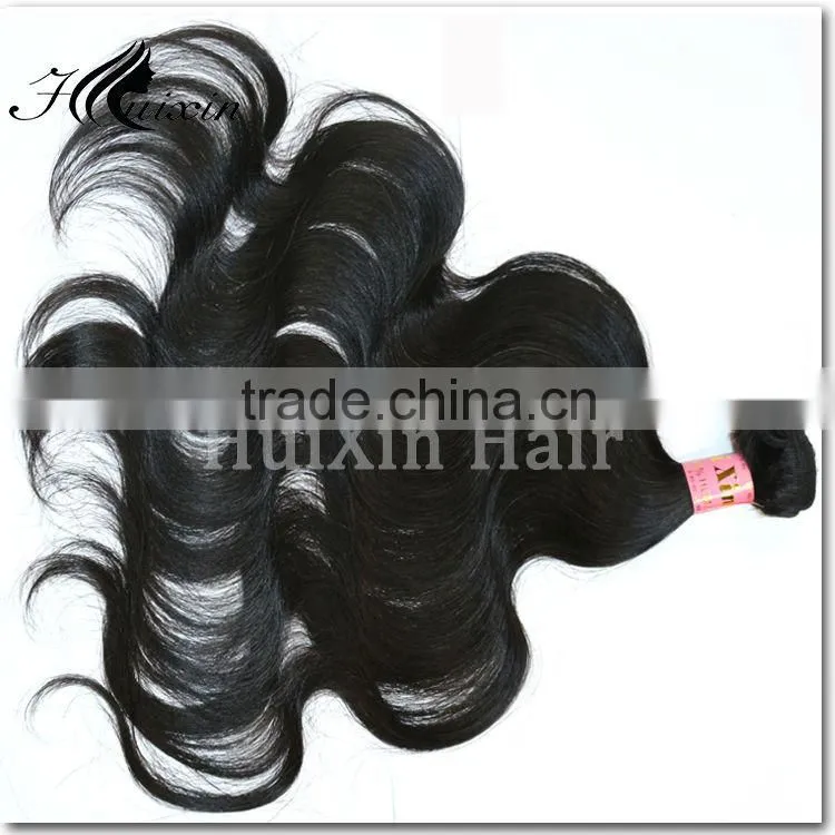 New products bleachable popular double weft brand name human hair