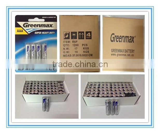 3.9ohm 45Mins Dischargeable RO3P Dry Battery