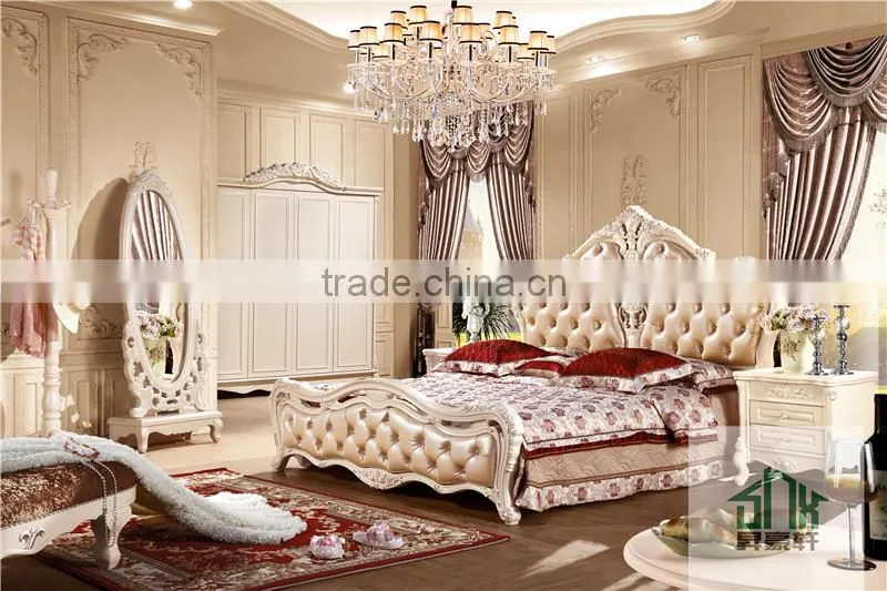 Latest French Style HA-B# Bedroom Furniture Wooden&Glass full length mirror cheap dressing mirror