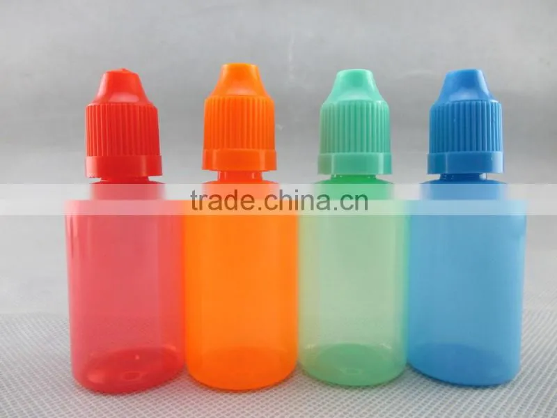 plastic pet cealr 10ml bottle for e-liquid Factory Wholesale