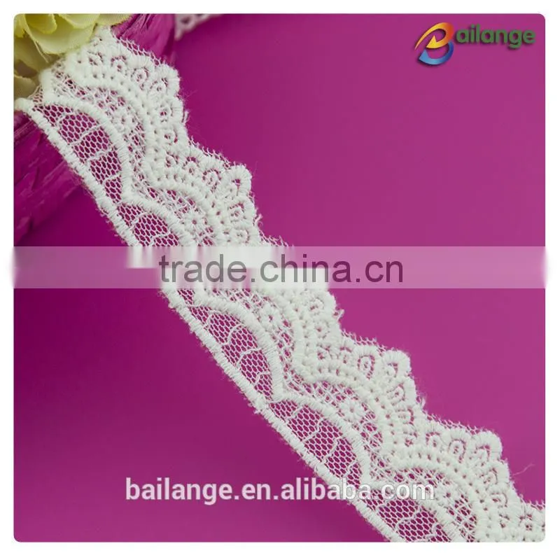 2016 luxurious dyeable factory supply fancy lace trim
