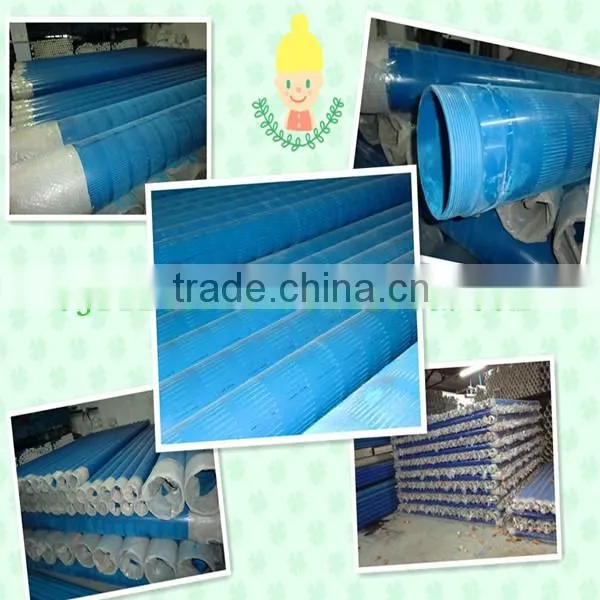 BJF good quality food grade cut slotted pvc casing pipe