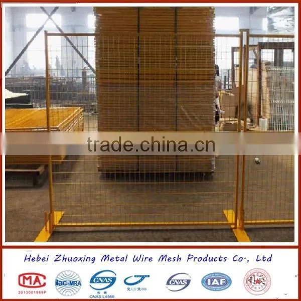 Alibaba China hot sale in Canada America and easily assembled Canada temporary fence