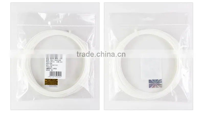 Hexagonal polyester tennis string for brand tennis racket