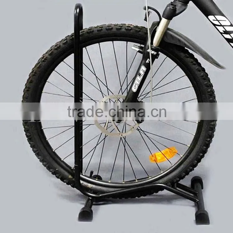Promote sales White Bicycle Floor Mounting Repair Rack Bike Metal Shelf Support Brackets