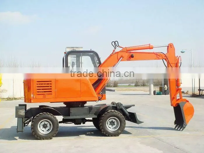 4 wheel drived excavator