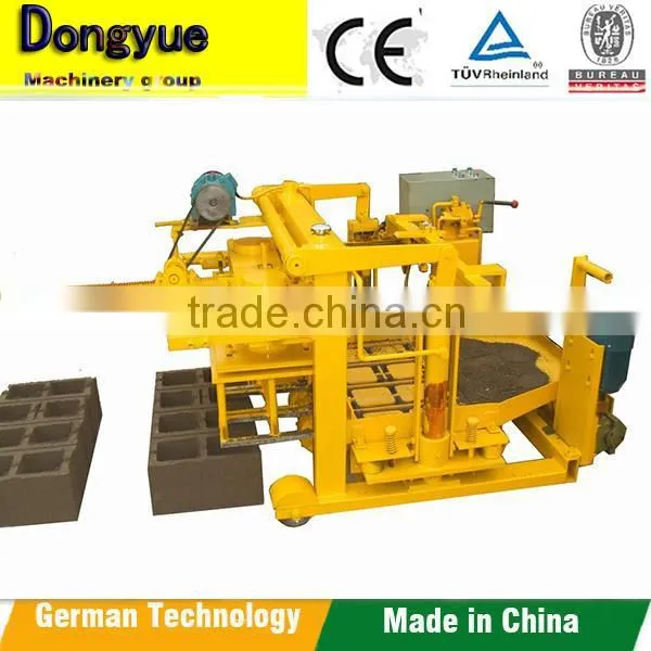 top supplier DONGYUE QT40-3A egg laying moving hollow block machine
