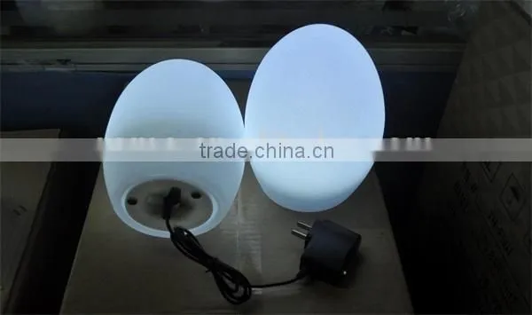 Color change large LED plastic cylinder with remote control