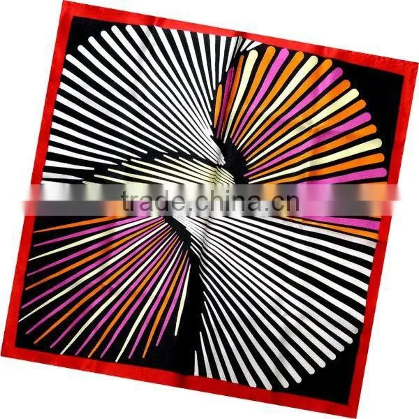 2013 fashion western style silk twill scarf