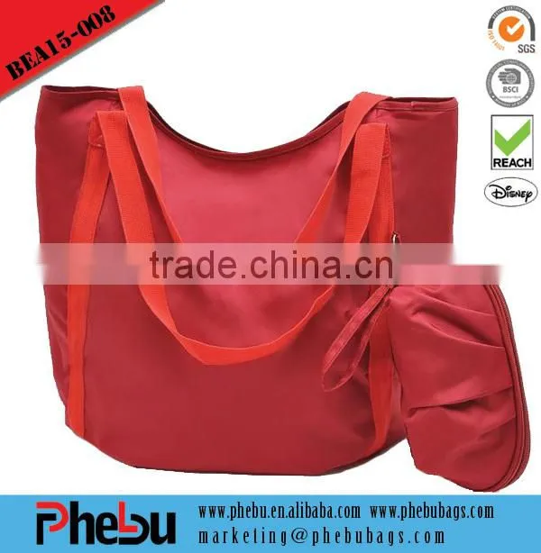 canvas rope handle beach bag