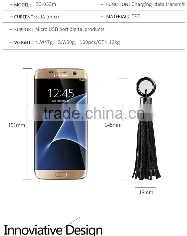 REMAX usb data charger cable for android mobile phone