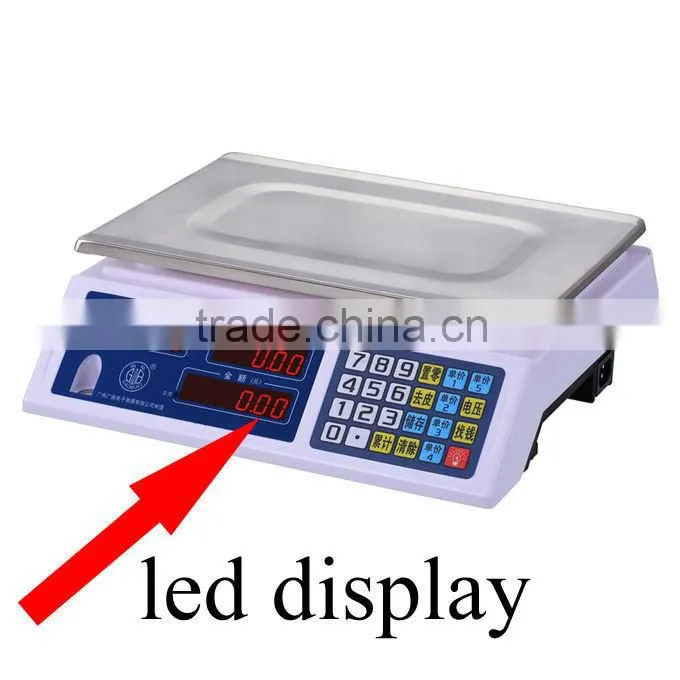 hot sale in market price computing scale 220V /digital electronic scale for trade
