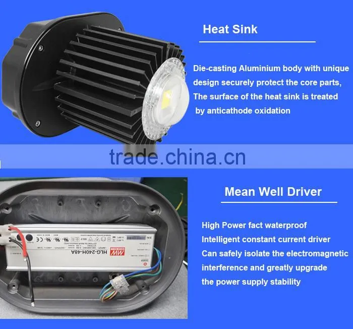 IP65 Waterproof 2Pins European Plug LED 70W High Bay Fixture