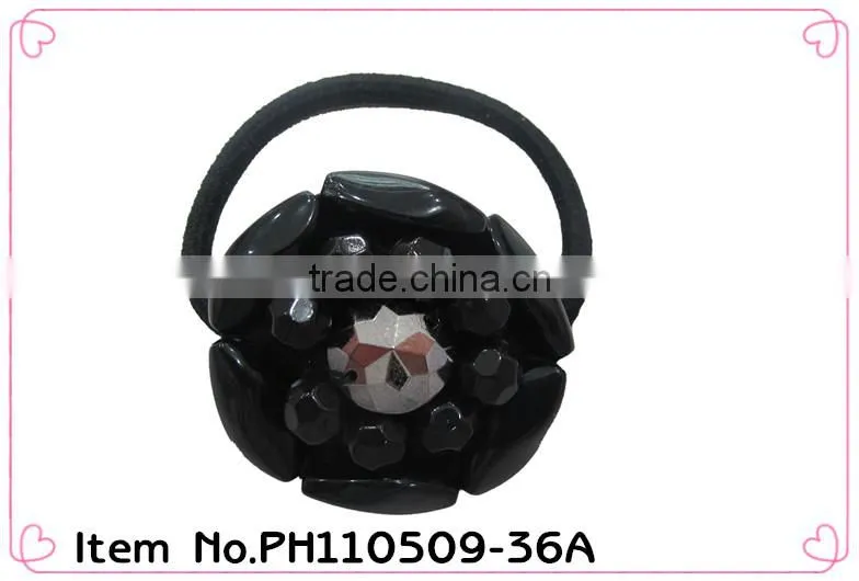 cheap black hair rubber bands elastic rubber bands
