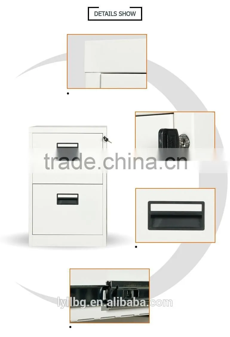 Modern Office Furniture Steel 2 Drawer Hanging File Cabinet