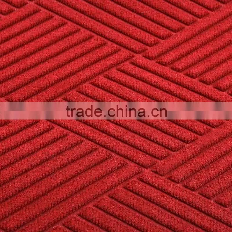Oriental Rugs Shaggy Polypropylene Rubber Mat