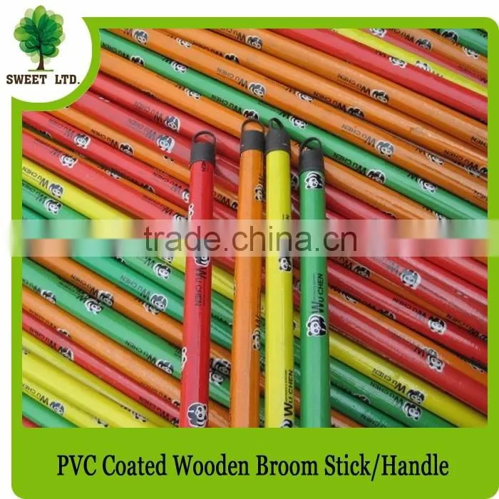 plastic cover eucalyptus material wooden mop handle