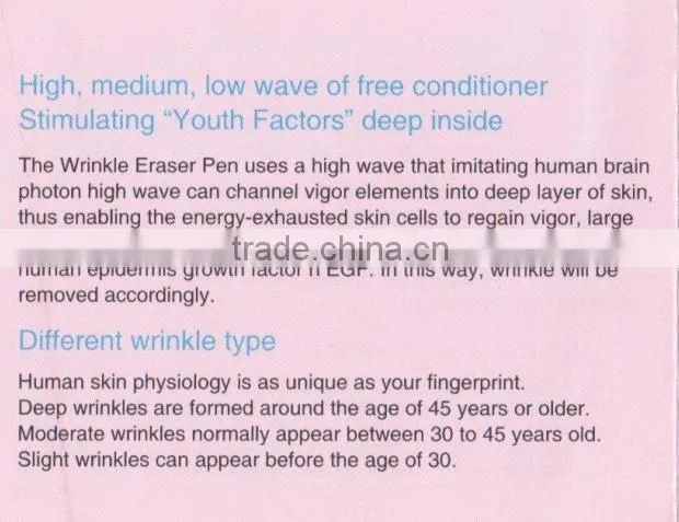 Mini Microcrruent Eye Wrinkle Remover Pen with new design