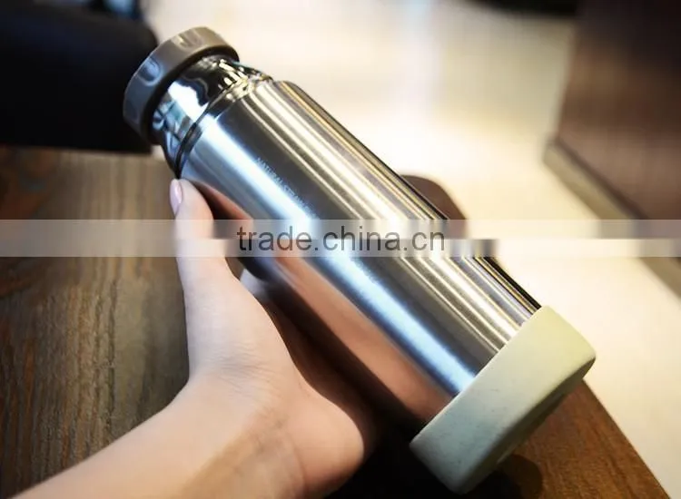 2016 New design vacuum Insulated double-wall stainless steel sports bottle